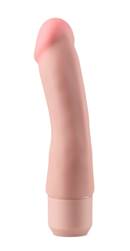 Dr. Skin Silicone  Dr. Steve - 7 Inch Vibrating Dildo - Beige  3