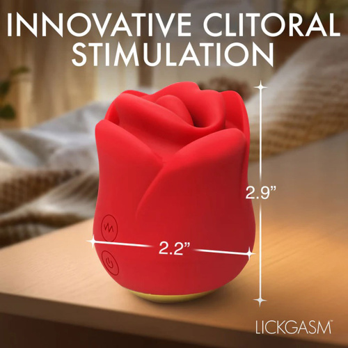 Sweet Kiss Kissing & Vibrating Clitoral Stimulator - Red  3