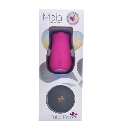 Tulip Pro 15-Function Suction Vibe With Wireless Charging - Pink  2