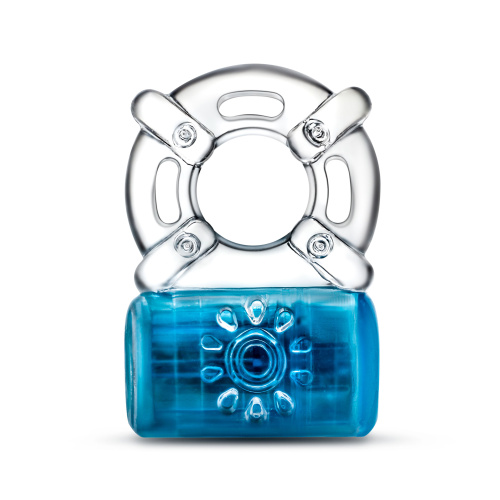 Play With Me - Pleaser Rechargeable C-Ring - Blue  5