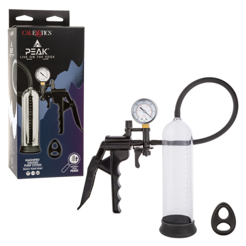 Peak Magnified Gauged Pump System - Black  2