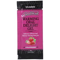 Goodhead - Warming Oral Delight Gel - Strawberry - 0.24 Oz