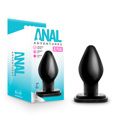 Anal Adventures - XL Plug - Black  2