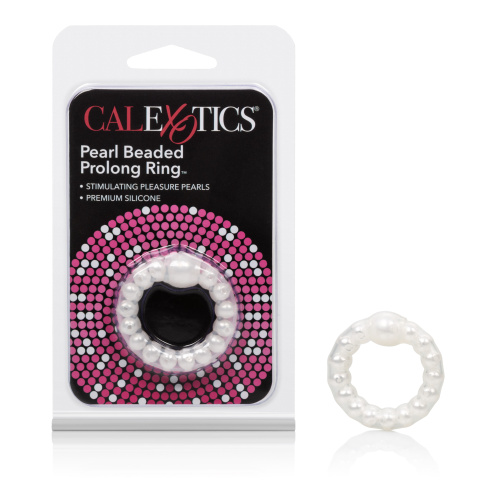 Pearl Beaded Prolong Rings - White  4