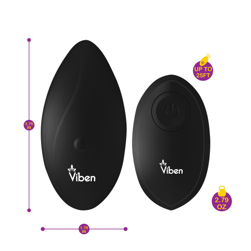 Racy Remote Panty Vibe - Black  3