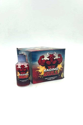 Raging Bull Male Enhancer Liquid Shots 12 Ct Display