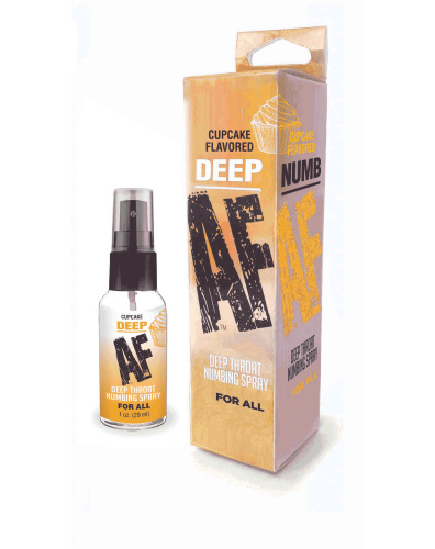 Deep Af Throat Numbing Spray 1 Oz - Cupcake  2