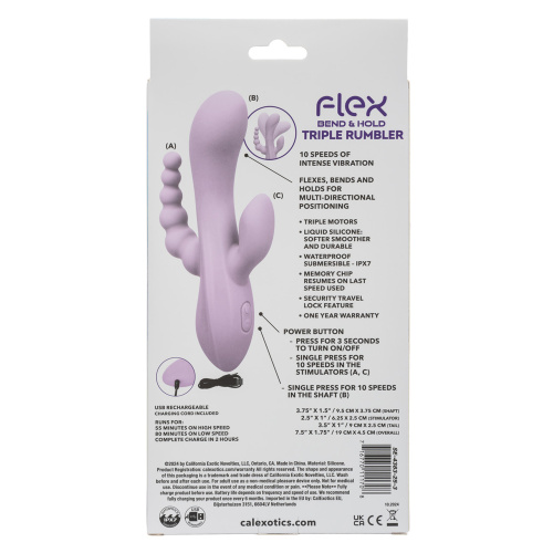 Flex Bend and Hold Triple Rumbler - Purple  4