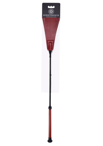 Saffron Fringe Crop - Red/black  2