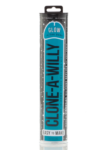 Clone-a-Willy Glow-in-the-Dark Kit - Blue  3