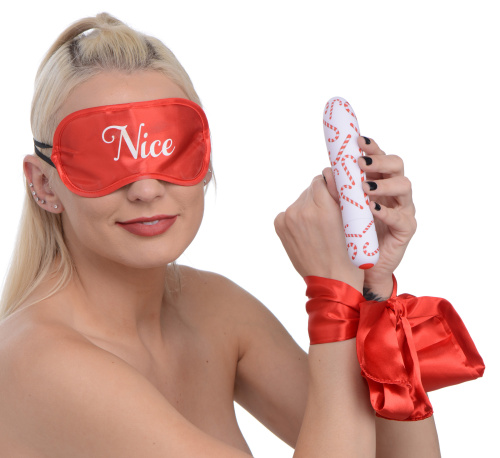Bang - Naughty Holiday Kit - Wrist Ties XL Bullet and Blindfold  2