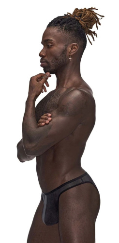Landing Strip Bikini Brief - XL - Black  4