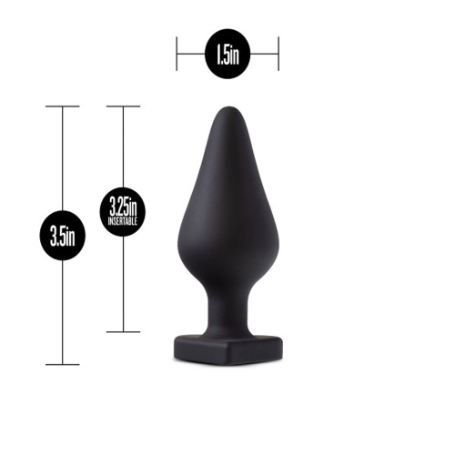 Temptasia - Spank Me Butt Plug - Black  2