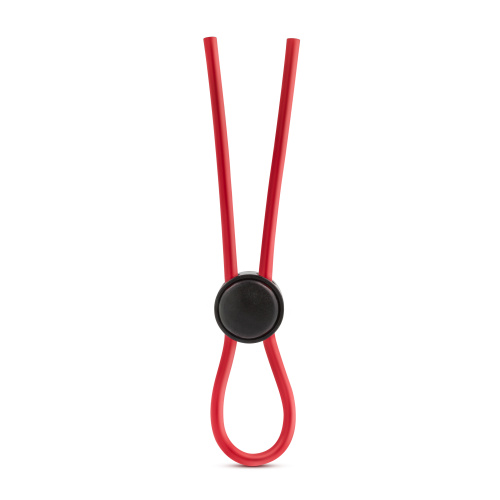Stay Hard - Silicone Loop Cock Ring - Red