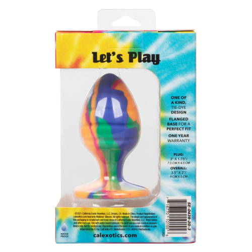 Cheeky Large Swirl Tie-Dye Plug  2