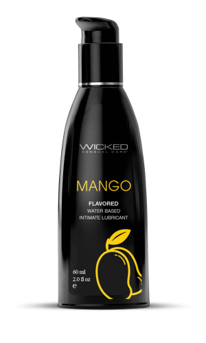 Aqua Mango Flavored Water Based Intimate Lubricant - 2 Fl. Oz.