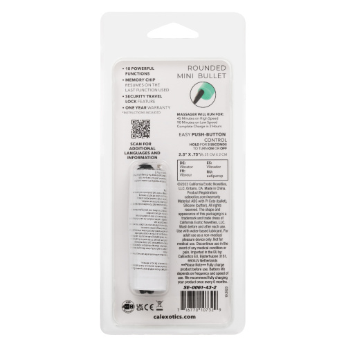 Turbo Buzz Rounded Mini Bullet - Green  2