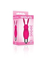The 9's Silibus Silicone Bunny Bullet - Pink