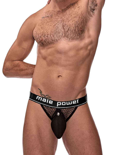 Cock Pit Net Cock Ring Jock - S/ M - Black  5