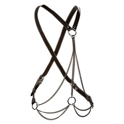 Euphoria Collection Multi Chain Harness - Black  3