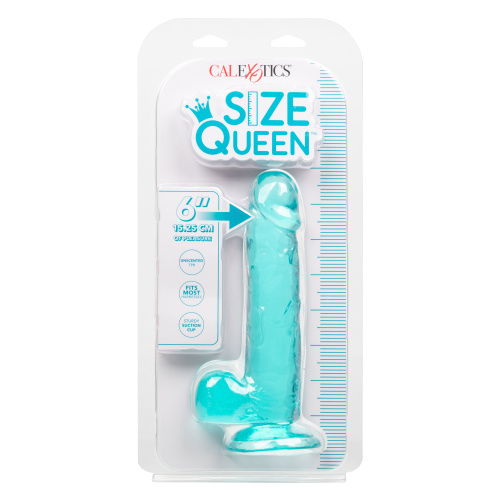 Size Queen 6 Inch - 15.25 Cm - Blue  2
