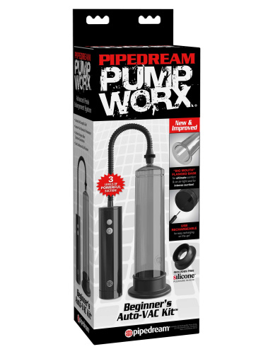 Pump Worx Beginners Rechargeable Auto Vac Kit -  Smoke / Black  5