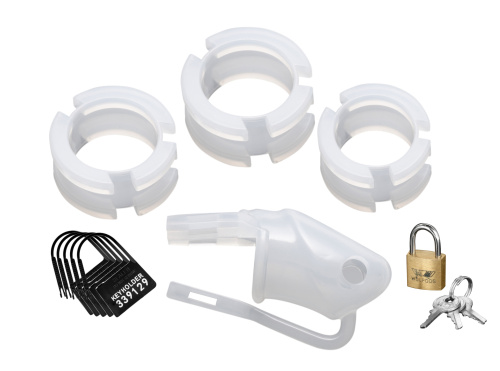 Sado Chamber Silicone Male Chastity Device  4