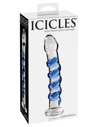 Icicles No. 5 - Clear / Blue  2
