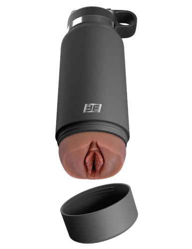 Fuck Flask - Secret Delight - Grey Bottle - Brown  2