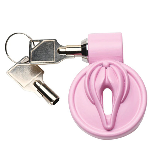 Pussification Vulva Chastity Cage - Pink  3