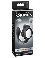Fantasy C-Ringz Rock Hard Ass Gasm - Black