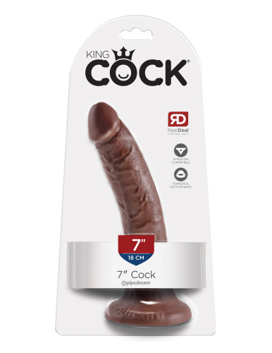 King Cock 7-Inch - Brown  5