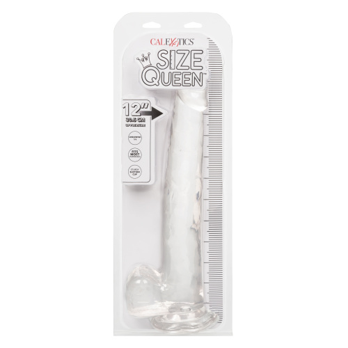 Size Queen 12 inch/30.5 Cm - Clear  2