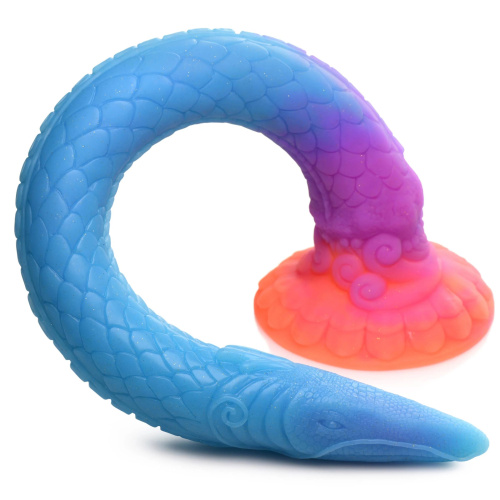Makara Glow-in-the-Dark Silicone Snake Dildo  2