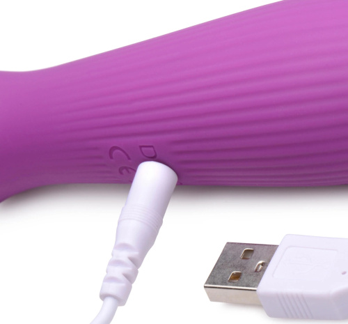 Silicone Wand Massager - Violet  2