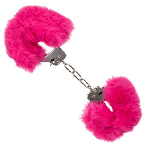 Ultra Fluffy Furry Cuffs - Pink  3