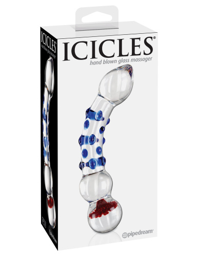 Icicles No. 18 - Clear / Blue  2