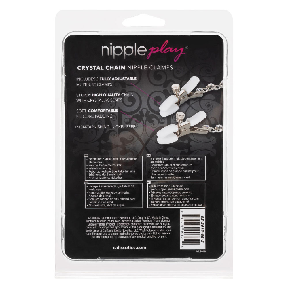Nipple Play Crystal Chain Nipple Clamps - Image 2