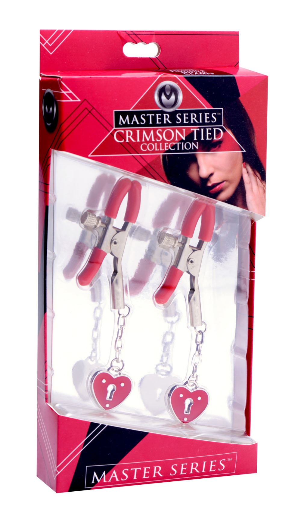 Charmed Heart Padlock Nipple Clamps - Image 3
