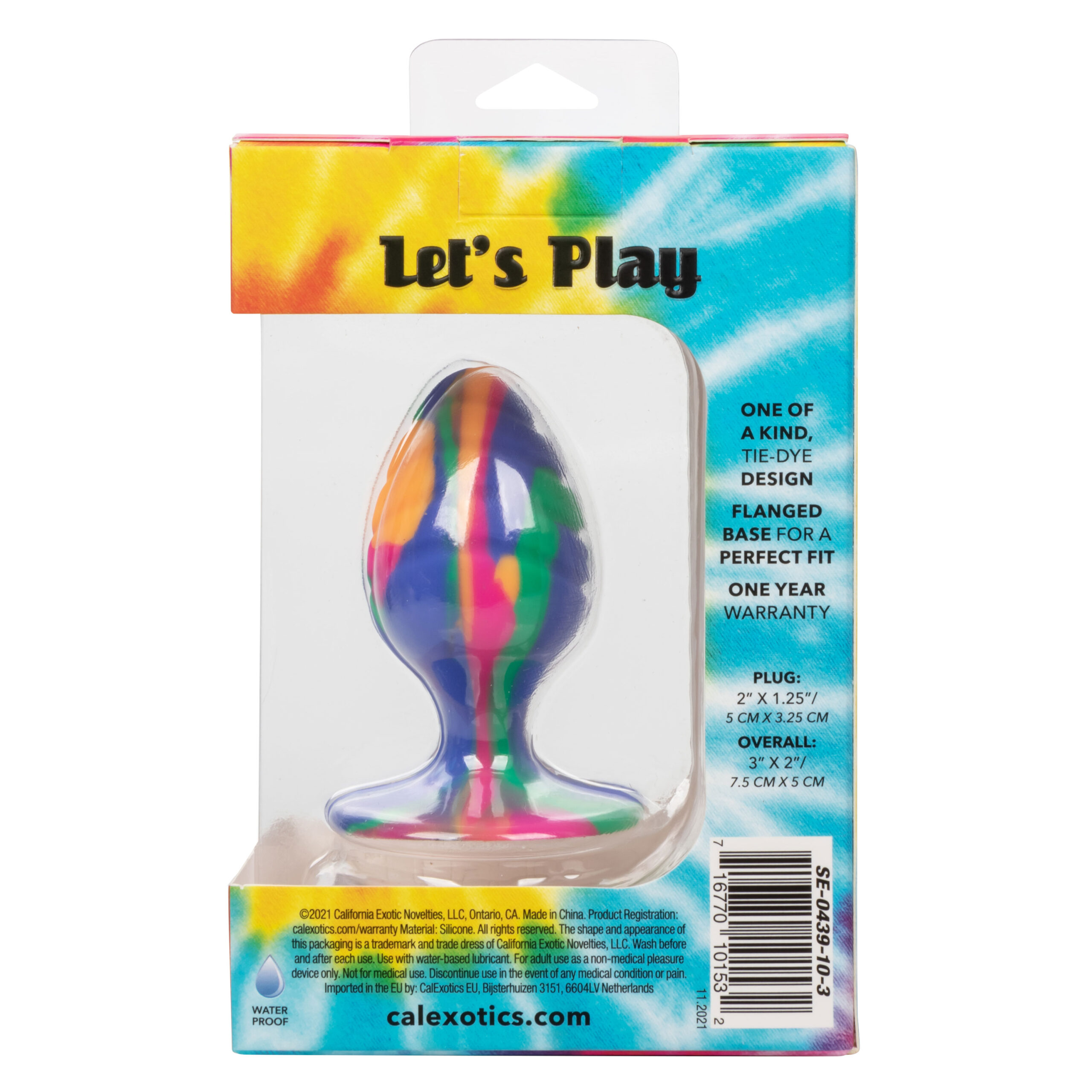 Cheeky Medium Swirl Tie-Dye Plug - Image 2