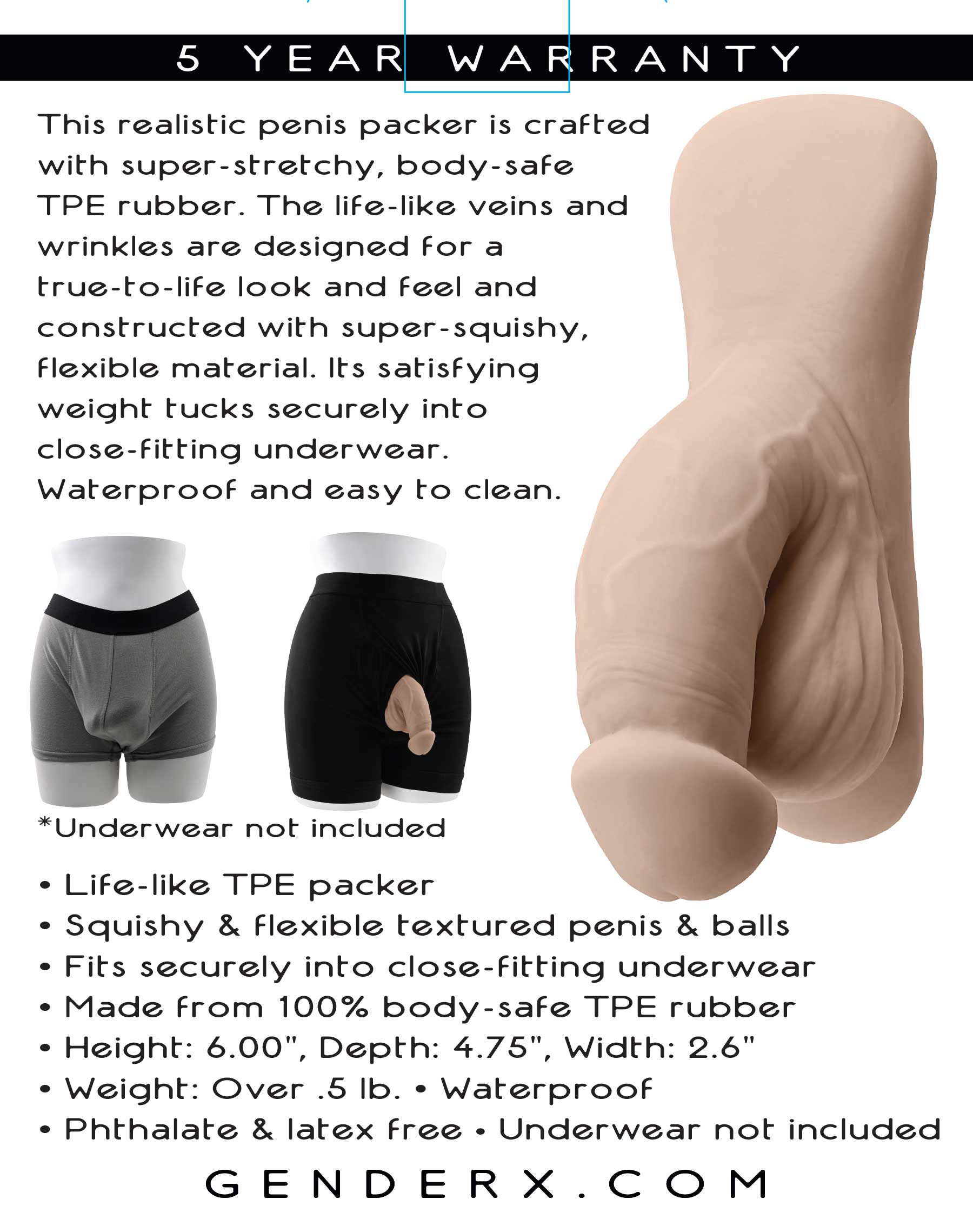 4 Inch Packer - Light - Image 5