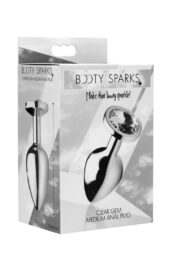 Clear Gem Anal Plug - Small