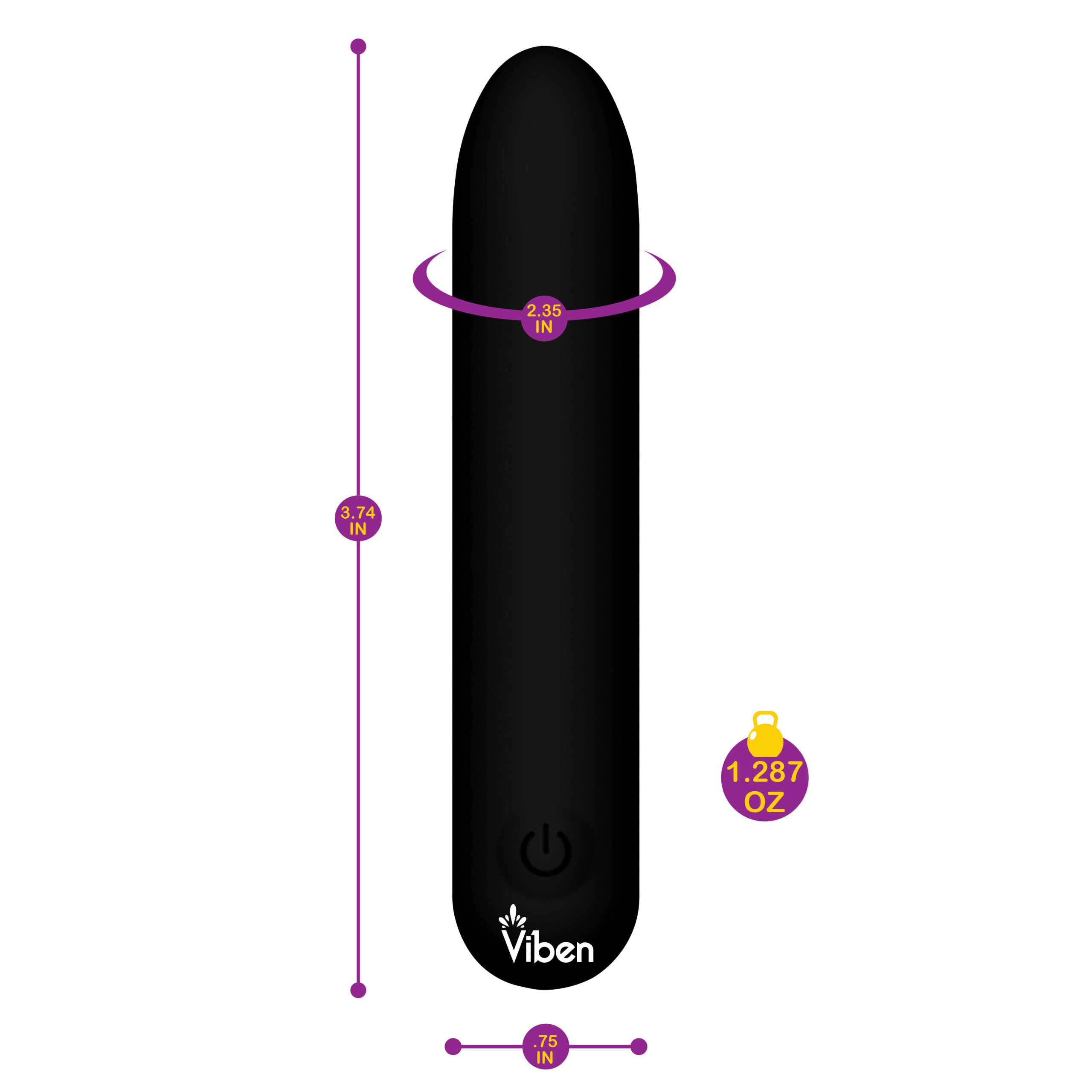 Bombshell Flexible Bullet - Black - Image 4
