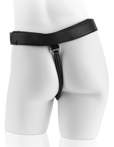 King Cock Strap on Harness With 8 Inch Cock - Flesh - Image 2