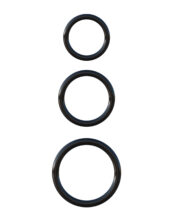 Fantasy C-Ringz Silicone Ring Stamina Set - Black