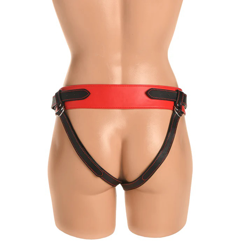 Horny Devil Strap-on Harness Red - Image 5