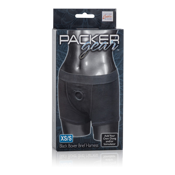 Packer Gear Boxer Brief Harness - Extra Small/small - Black - Image 3