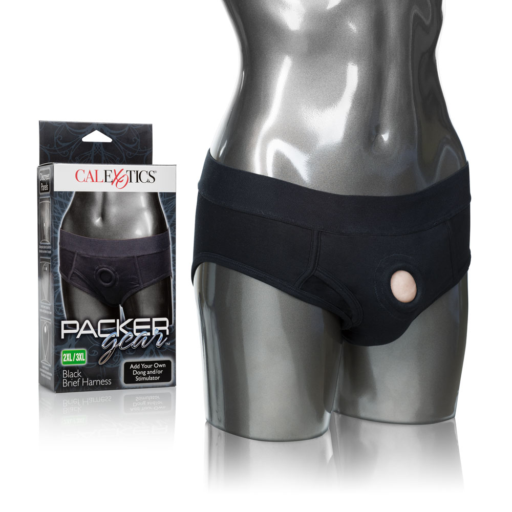 Packer Gear Black Brief Harness 2xl/3xl - Image 3