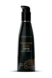 Aqua Cinnamon Bun Flavored Water Based Intimate Lubricant - 4 Fl. Oz.