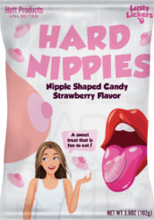 Hard Nippies Candies - Nipple Shaped Candy - Strawberry